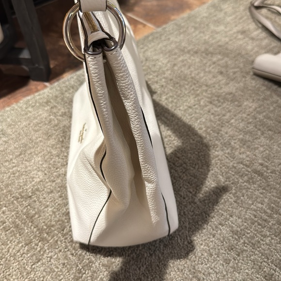 Kate Spade white pebbled leather shoulder bag - Picture 10 of 12